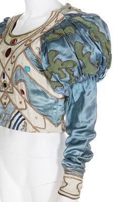 Lot 51 - de Basil Ballets Russes Costume for the 'Bluebird', after Bakst's design, 1940s