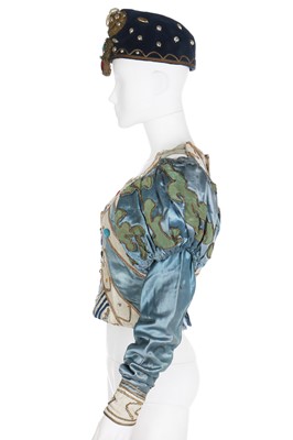 Lot 51 - de Basil Ballets Russes Costume for the 'Bluebird', after Bakst's design, 1940s