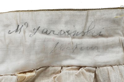 Lot 52 - Diaghilev's Ballets Russes ivory satin breeches for 'The Sleeping Princess', 1920s