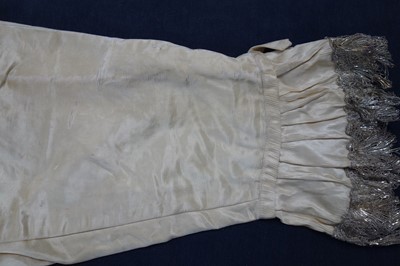 Lot 52 - Diaghilev's Ballets Russes ivory satin breeches for 'The Sleeping Princess', 1920s