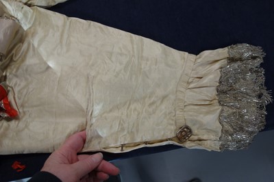 Lot 52 - Diaghilev's Ballets Russes ivory satin breeches for 'The Sleeping Princess', 1920s