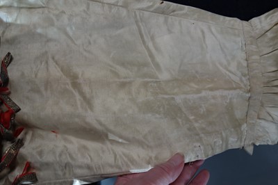 Lot 52 - Diaghilev's Ballets Russes ivory satin breeches for 'The Sleeping Princess', 1920s