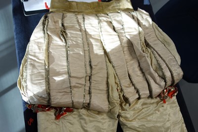 Lot 52 - Diaghilev's Ballets Russes ivory satin breeches for 'The Sleeping Princess', 1920s