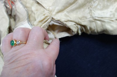 Lot 52 - Diaghilev's Ballets Russes ivory satin breeches for 'The Sleeping Princess', 1920s