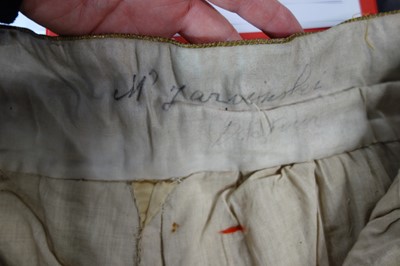 Lot 52 - Diaghilev's Ballets Russes ivory satin breeches for 'The Sleeping Princess', 1920s