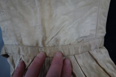 Lot 52 - Diaghilev's Ballets Russes ivory satin breeches for 'The Sleeping Princess', 1920s