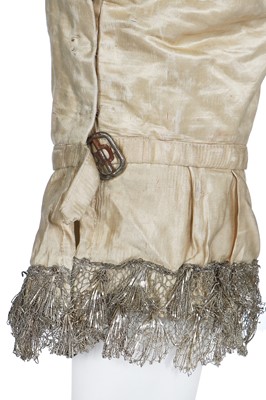 Lot 52 - Diaghilev's Ballets Russes ivory satin breeches for 'The Sleeping Princess', 1920s
