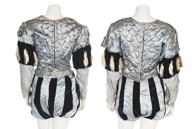 Lot 53 - Two de Basil Ballets Russes Cavalier costumes from 'Le Pavillon d'Armide', after a design by Benois, 1950s