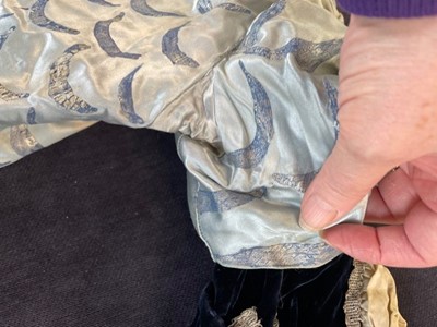 Lot 53 - Two de Basil Ballets Russes Cavalier costumes from 'Le Pavillon d'Armide', after a design by Benois, 1950s