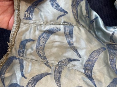 Lot 53 - Two de Basil Ballets Russes Cavalier costumes from 'Le Pavillon d'Armide', after a design by Benois, 1950s