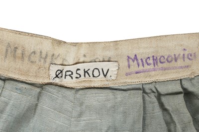 Lot 53 - Two de Basil Ballets Russes Cavalier costumes from 'Le Pavillon d'Armide', after a design by Benois, 1950s