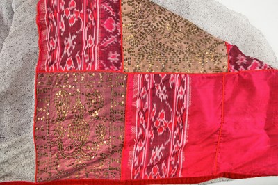 Lot 315 - A Thea Porter couture printed chiffon abaya, 1970s