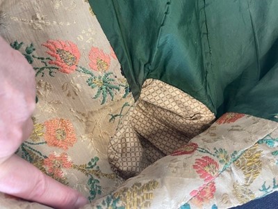 Lot 37 - A fine gentleman's silk banyan, circa 1830