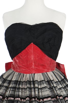 Lot 77 - A Pierre Balmain couture dance dress, mid-1950s