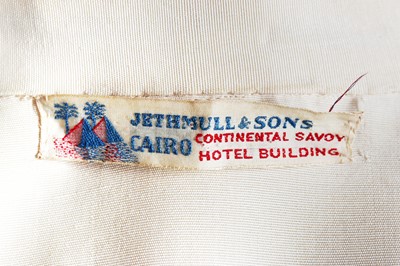Lot 65 - An ivory silk summer coat made from a Central Asian embroidered suzani, circa 1928