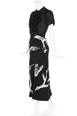 Lot 226 - An Alexander McQueen 'Birds' ensemble, 'Sarabande' collection, Spring-Summer 2007