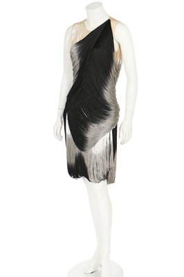 Lot 231 - Alexander McQueen fringed cocktail dress, 'Natural Dis-tinction, Un-natural Selection' collection, Spring-Summer 2009