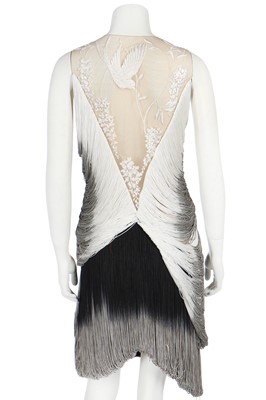 Lot 231 - Alexander McQueen fringed cocktail dress, 'Natural Dis-tinction, Un-natural Selection' collection, Spring-Summer 2009