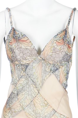 Lot 224 - An Alexander McQueen bias-cut chiffon dress, 'Deliverance', Spring-Summer 2004