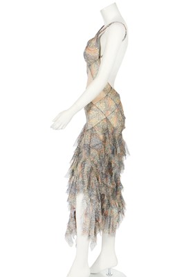 Lot 224 - An Alexander McQueen bias-cut chiffon dress, 'Deliverance', Spring-Summer 2004