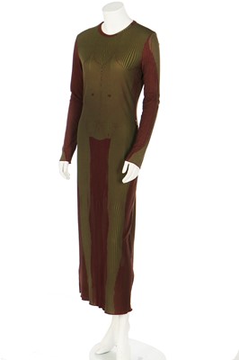 Lot 214 - A Jean Paul Gaultier body print dress, 1995