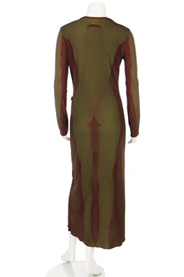 Lot 214 - A Jean Paul Gaultier body print dress, 1995