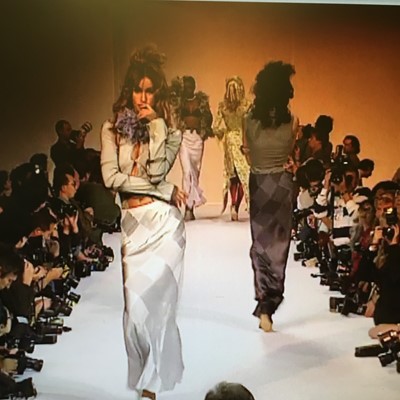 Lot 207 - A rare John Galliano body and skirt ensemble, 'Josephine Bonaparte Meets Lolita' collection, Spring-Summer 1992