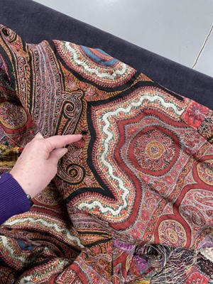 Lot 46 - A kashmir embroidered visite, probably French, circa 1885.