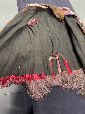 Lot 46 - A kashmir embroidered visite, probably French, circa 1885.