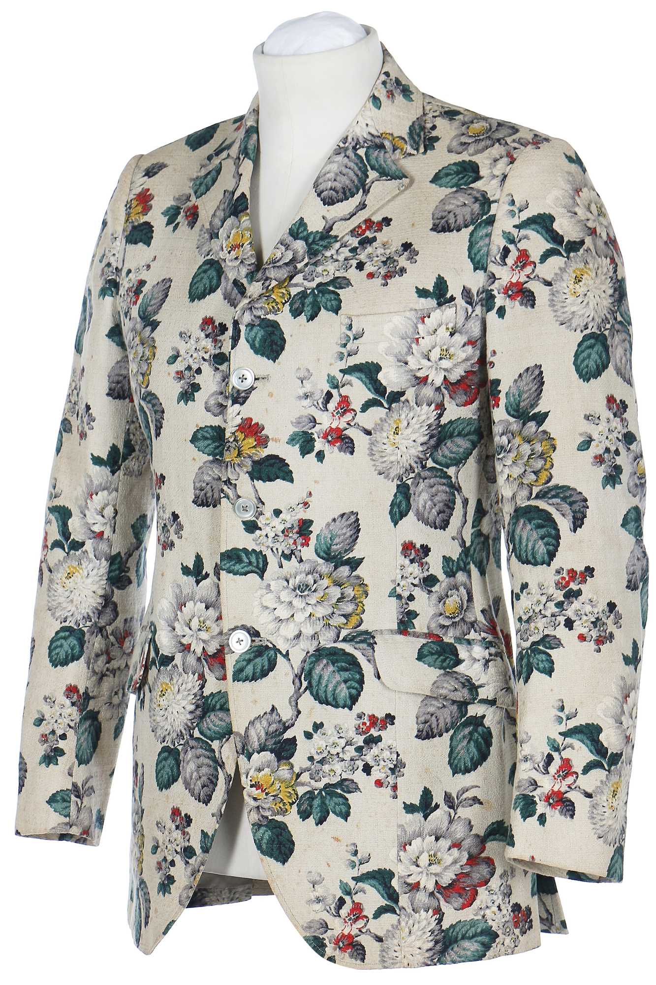 Lot 104 - A Brent & Collins for Take 6 men's floral jacket, 1960s