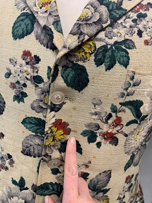 Lot 104 - A Brent & Collins for Take 6 men's floral jacket, 1960s