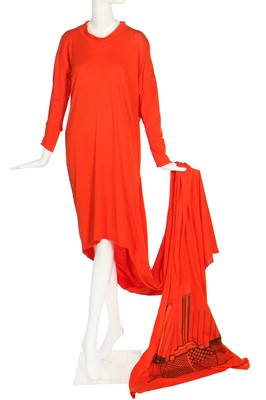 Lot 161 - A Westwood/McLaren 'Nostalgia of Mud' (Buffalo) toga dress, Autumn-Winter 1982-83