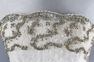 Lot 79 - Audrey Hepburn's Givenchy haute couture white point d'esprit ball gown worn in the opera scene of 'Love in the Afternoon', 1956
