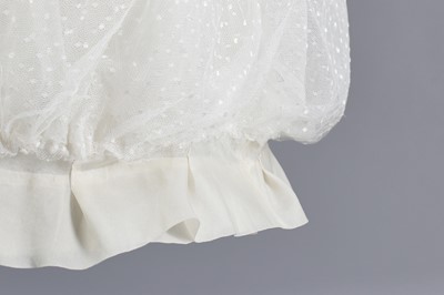 Lot 79 - Audrey Hepburn's Givenchy haute couture white point d'esprit ball gown worn in the opera scene of 'Love in the Afternoon', 1956