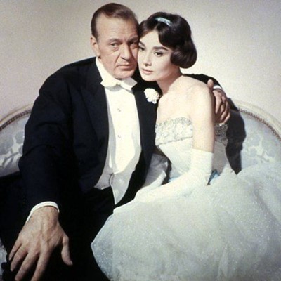 Lot 79 - Audrey Hepburn's Givenchy haute couture white point d'esprit ball gown worn in the opera scene of 'Love in the Afternoon', 1956