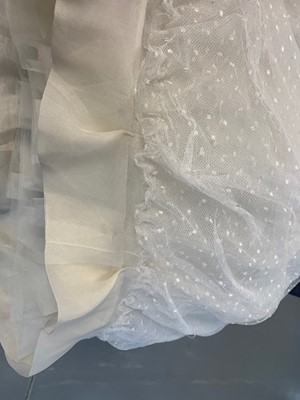 Lot 79 - Audrey Hepburn's Givenchy haute couture white point d'esprit ball gown worn in the opera scene of 'Love in the Afternoon', 1956