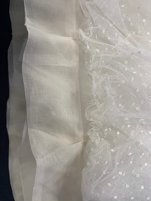 Lot 79 - Audrey Hepburn's Givenchy haute couture white point d'esprit ball gown worn in the opera scene of 'Love in the Afternoon', 1956