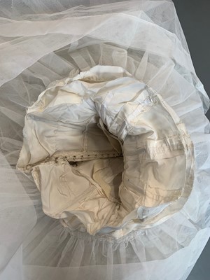 Lot 79 - Audrey Hepburn's Givenchy haute couture white point d'esprit ball gown worn in the opera scene of 'Love in the Afternoon', 1956