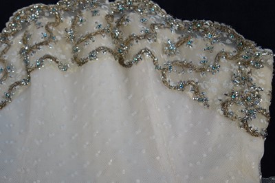 Lot 79 - Audrey Hepburn's Givenchy haute couture white point d'esprit ball gown worn in the opera scene of 'Love in the Afternoon', 1956