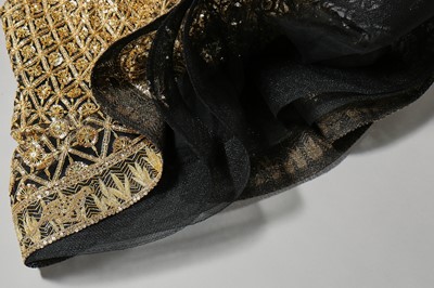 Lot 218 - A fine Chanel couture by Karl Lagerfeld gold embroidered 'leopard' dress, Spring-Summer 1996