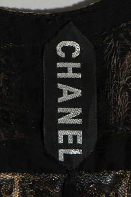 Lot 218 - A fine Chanel couture by Karl Lagerfeld gold embroidered 'leopard' dress, Spring-Summer 1996