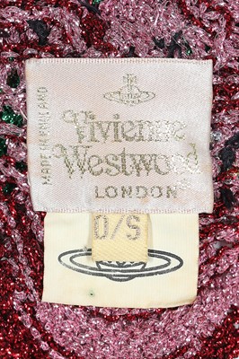 Lot 206 - A Vivienne Westwood knitted lurex hat, 'On Liberty' collection, Autumn-Winter 1994-95