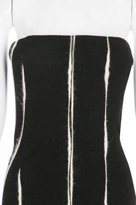 Lot 210 - A rare John Galliano striped wool sheath, 'Dolores' collection, Autumn-Winter 1995-96