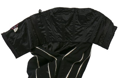 Lot 210 - A rare John Galliano striped wool sheath, 'Dolores' collection, Autumn-Winter 1995-96