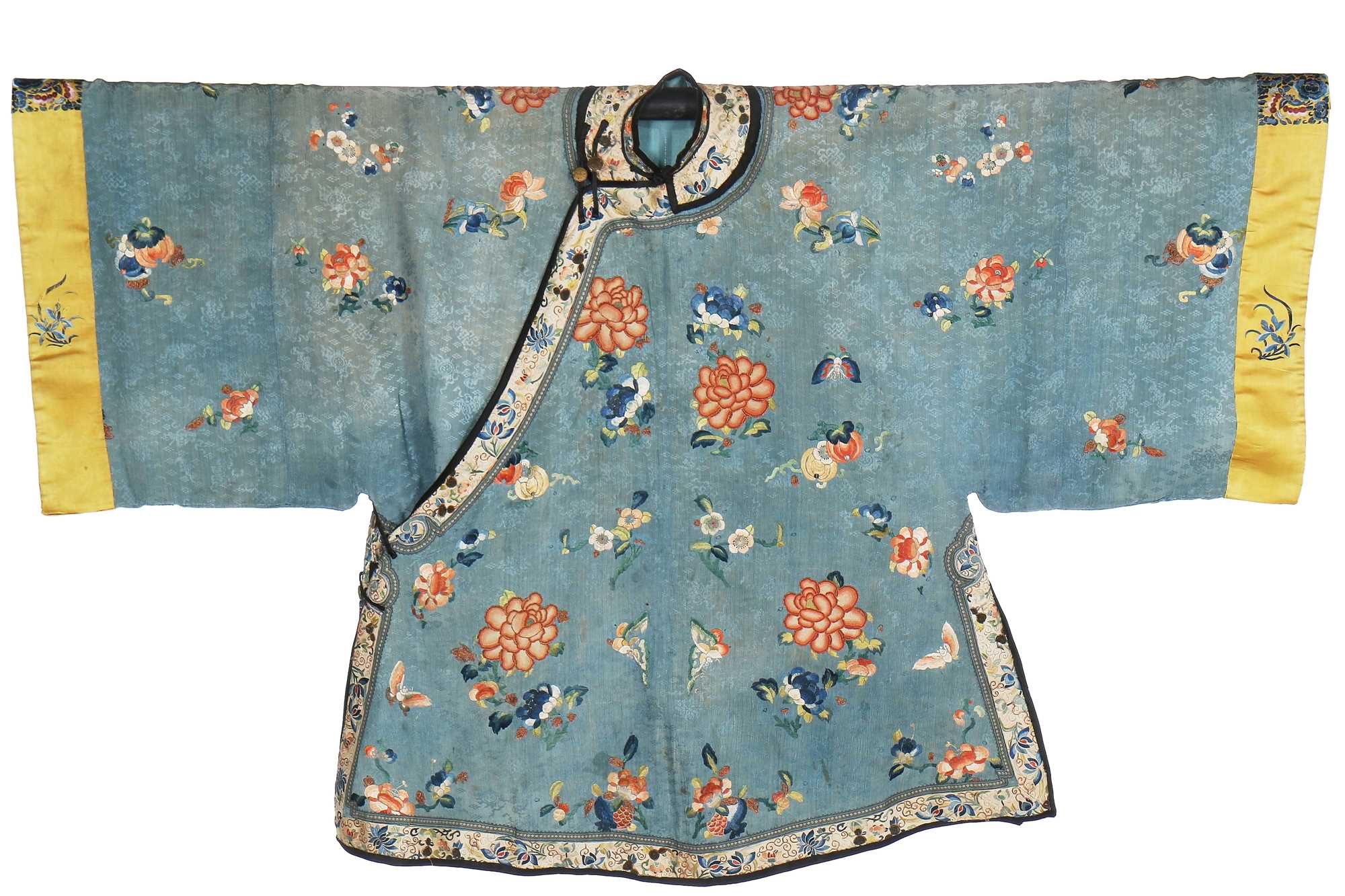 Lot 260 - A women's informal robe, ao, Chinese, circa 1900