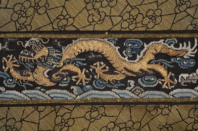 Lot 264 - An embroidered summer formal robe or Chaofu, Chinese, 19th century