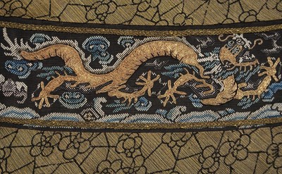 Lot 264 - An embroidered summer formal robe or Chaofu, Chinese, 19th century