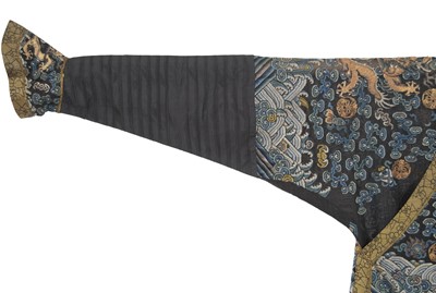 Lot 264 - An embroidered summer formal robe or Chaofu, Chinese, 19th century