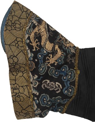 Lot 264 - An embroidered summer formal robe or Chaofu, Chinese, 19th century