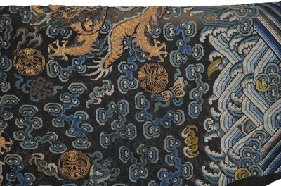 Lot 264 - An embroidered summer formal robe or Chaofu, Chinese, 19th century